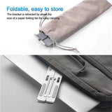 Aluminum Alloy Foldable Portable Laptop Stand Laptop Stand - Tophatter Daily Deals