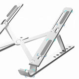 Aluminum Alloy Foldable Portable Laptop Stand Laptop Stand - Tophatter Daily Deals