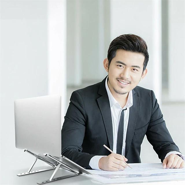 Aluminum Alloy Foldable Portable Laptop Stand Laptop Stand - Tophatter Daily Deals