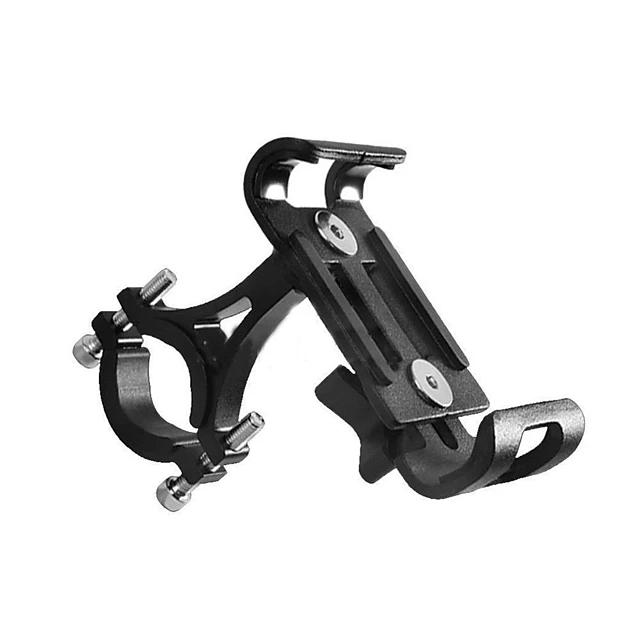 Aluminum Alloy Motorcycle Mobile Phone Holder Black Phone Holder - Tophatter Daily Deals
