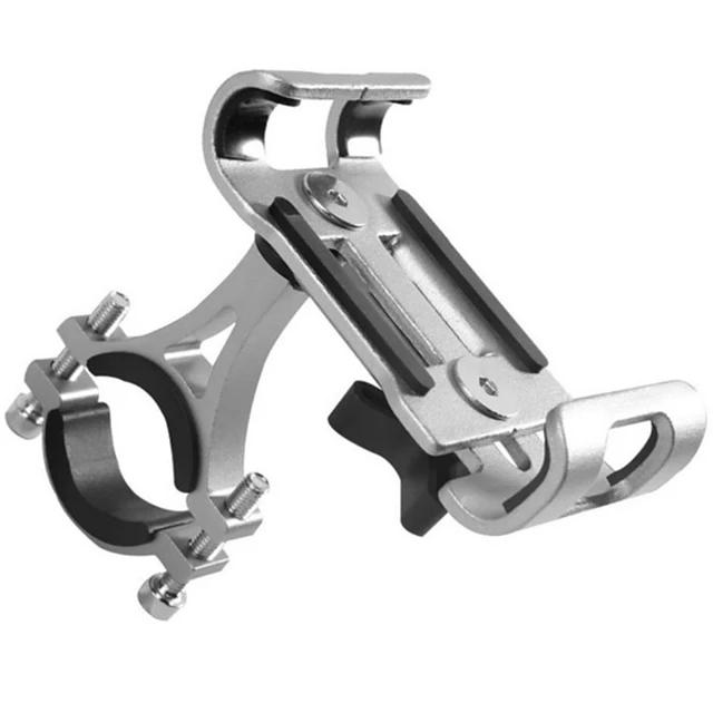 Aluminum Alloy Motorcycle Mobile Phone Holder Silver Phone Holder - Tophatter Daily Deals