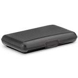 Aluminum RFID Blocking Credit Card Wallet Case Black Handbags & Wallets - Tophatter Daily Deals