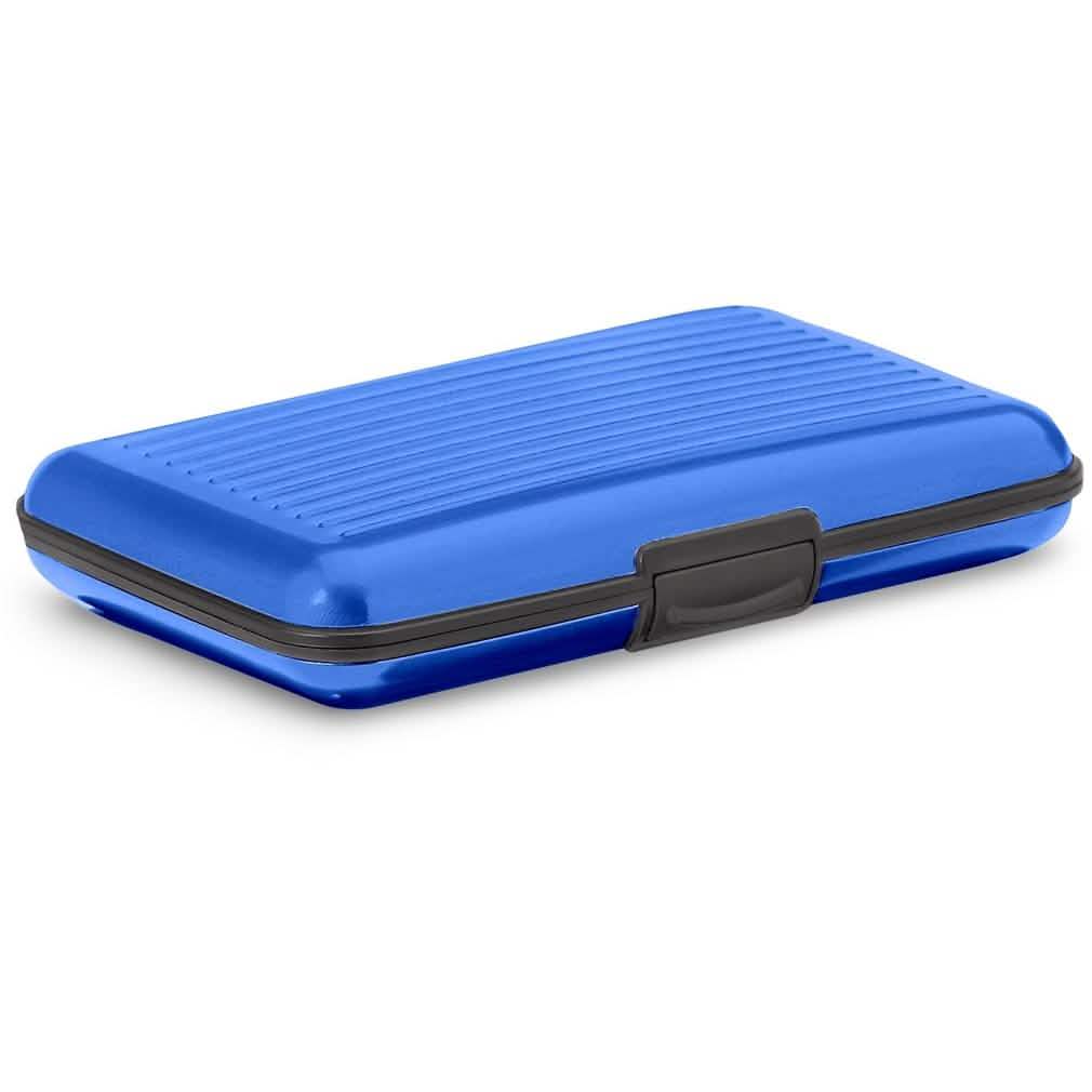 Aluminum RFID Blocking Credit Card Wallet Case Blue Handbags & Wallets - Tophatter Daily Deals