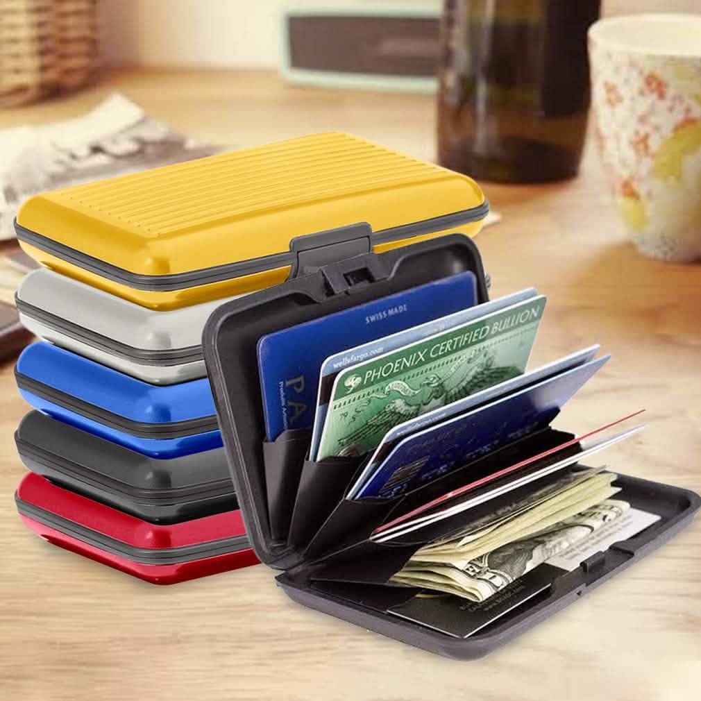 Aluminum RFID Blocking Credit Card Wallet Case Handbags & Wallets - Tophatter Daily Deals