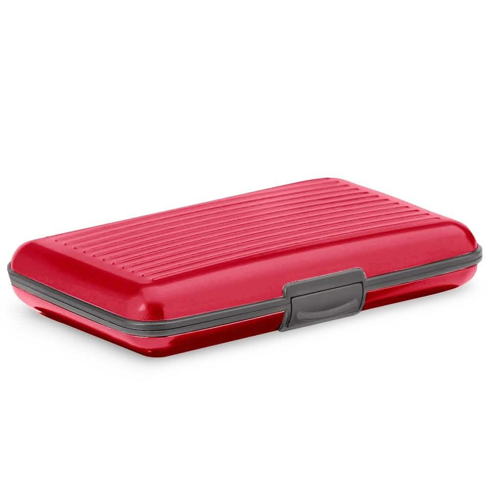 Aluminum RFID Blocking Credit Card Wallet Case Red Handbags & Wallets - Tophatter Daily Deals