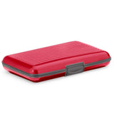 Aluminum RFID Blocking Credit Card Wallet Case Red Handbags & Wallets - Tophatter Daily Deals