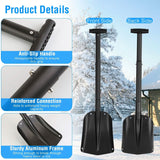 Aluminum Snow Shovel Portable Lightweight Camping Garden Beach Shovel Home Improvement - Tophatter Daily Deals