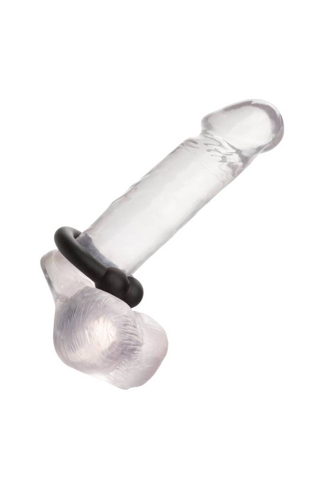 Cal Exotics - Alpha - Liquid Silicone Muscle Ring - Black Sex Toy - Tophatter Daily Deals