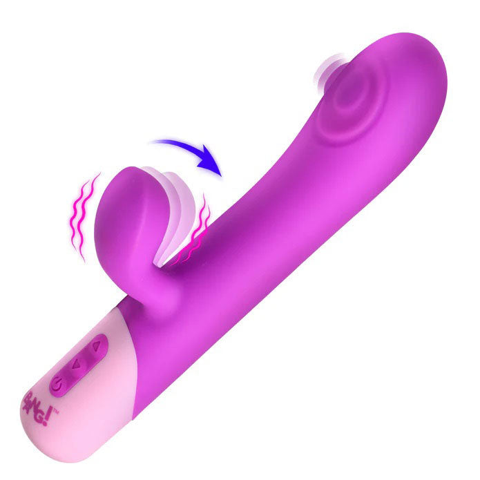 Clit Tapping Pulsing Rabbit (Purple) – Dual-Stimulation Rabbit Vibrator > Vibrators > Ladies > Rabbit - Tophatter Daily Deals