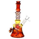 Amber Autumn Flower Bong Bongs - Tophatter Daily Deals