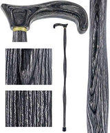 USA-Made Twisted Blackwood Cane: Stylish Colorwood Laminate Wooden Colortone Walking Canes - Tophatter Daily Deals