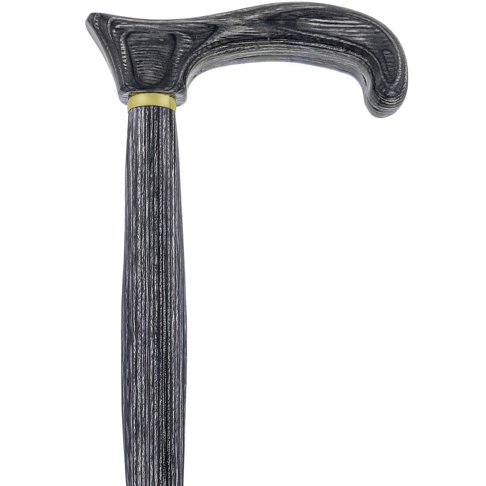 USA-Made Twisted Blackwood Cane: Stylish Colorwood Laminate Wooden Colortone Walking Canes - Tophatter Daily Deals
