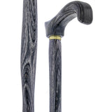 USA-Made Twisted Blackwood Cane: Stylish Colorwood Laminate Wooden Colortone Walking Canes - Tophatter Daily Deals