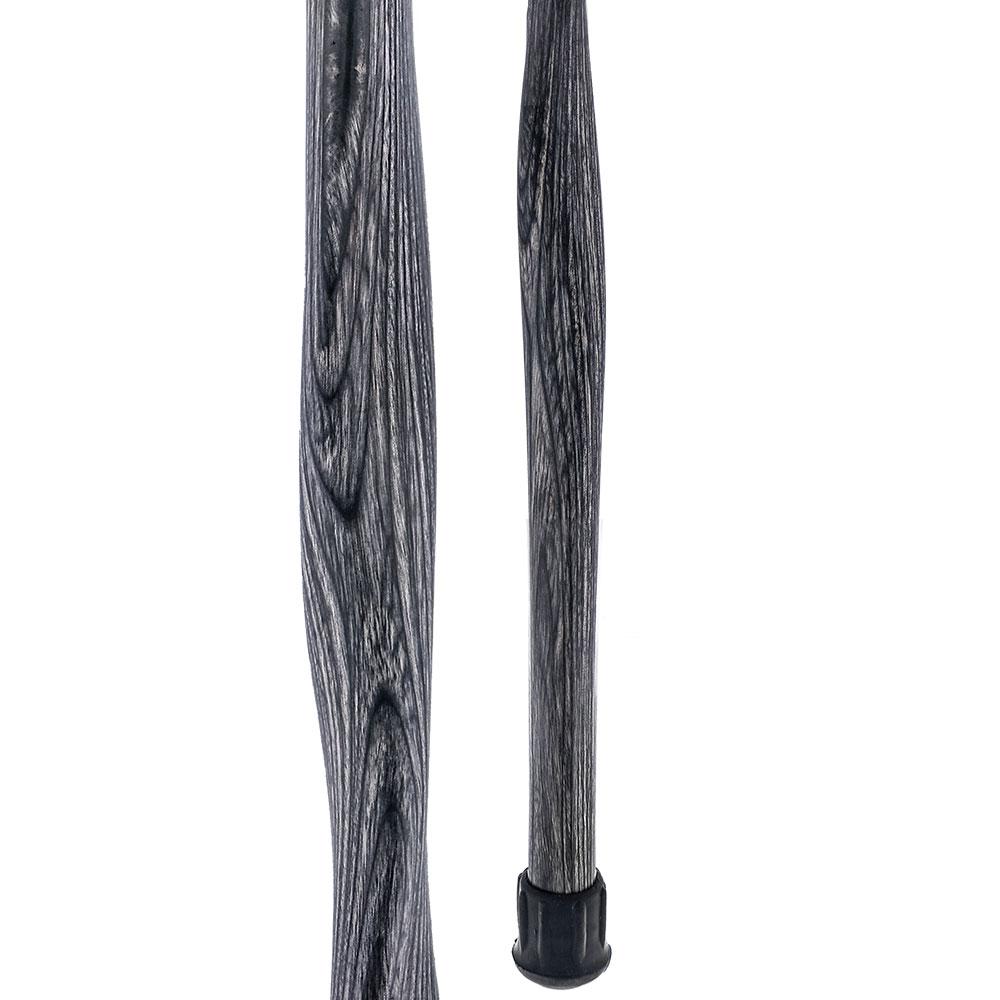 USA-Made Twisted Blackwood Cane: Stylish Colorwood Laminate Wooden Colortone Walking Canes - Tophatter Daily Deals