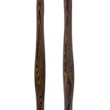 USA-Made Twisted Brown Derby Cane: Unique Colorwood Laminate Wooden Colortone Walking Canes - Tophatter Daily Deals