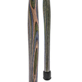 USA-Made Twisted Camo Cane: Stylish Colorwood Laminate Wooden Colortone Walking Canes - Tophatter Daily Deals