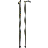 USA-Made Twisted Camo Cane: Stylish Colorwood Laminate Wooden Colortone Walking Canes - Tophatter Daily Deals
