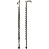 USA-Made Twisted Spiral Cane: Field & Stream Durable Laminate Wooden Colortone Walking Canes - Tophatter Daily Deals