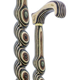 USA-Made Twisted Spiral Cane: Field & Stream Durable Laminate Wooden Colortone Walking Canes - Tophatter Daily Deals