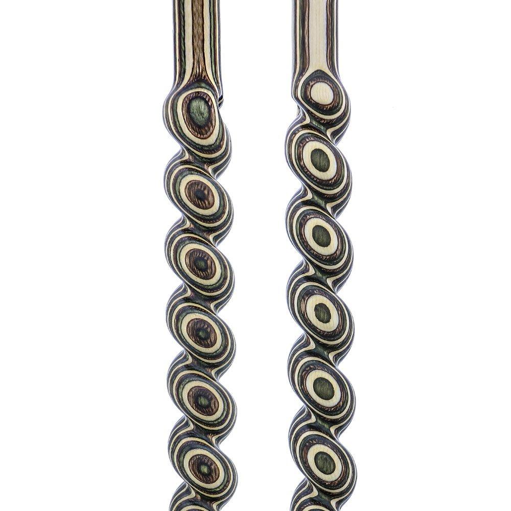 USA-Made Twisted Spiral Cane: Field & Stream Durable Laminate Wooden Colortone Walking Canes - Tophatter Daily Deals