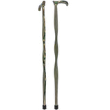 USA-Made Twisted Field & Stream Cane: Colorwood Laminate Wooden Colortone Walking Canes - Tophatter Daily Deals