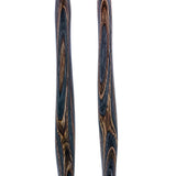USA-Made Twisted Gunstock Cane: Black & Brown: Stylish Laminate Wooden Colortone Walking Canes - Tophatter Daily Deals
