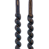 USA-Made Twisted Spiral Cane: Gunstock Brown Durable Laminate Wooden Colortone Walking Canes - Tophatter Daily Deals