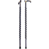 Highlander Purple Colortone Classic Rope Twist Derby Handle Walking Cane With laminate Birchwood Sha Wooden Colortone Walking Canes - Tophatter Daily Deals