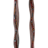 USA-Made Twisted Rustic Red Cane: Unique Colorwood Laminate Wooden Colortone Walking Canes - Tophatter Daily Deals