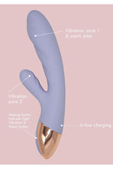 Amour - Dual Stimulation Warming Vibrator Sex Toy - Tophatter Daily Deals