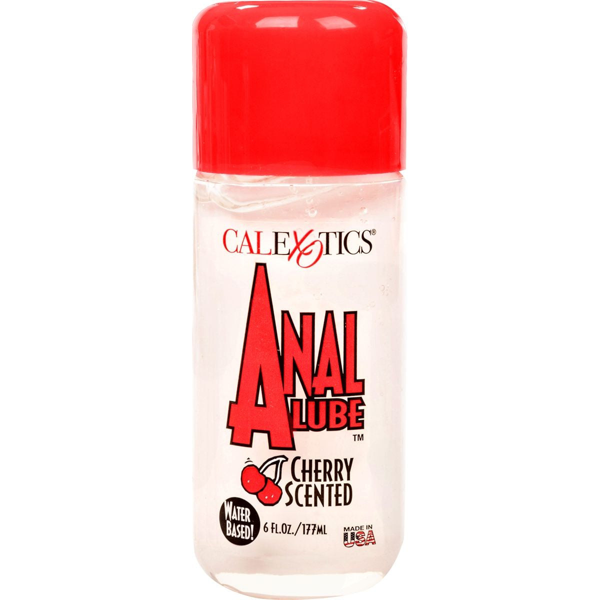 Anal Lube Cherry Water-Based Lubricant in 6 oz Anal Lubricant - Tophatter Daily Deals