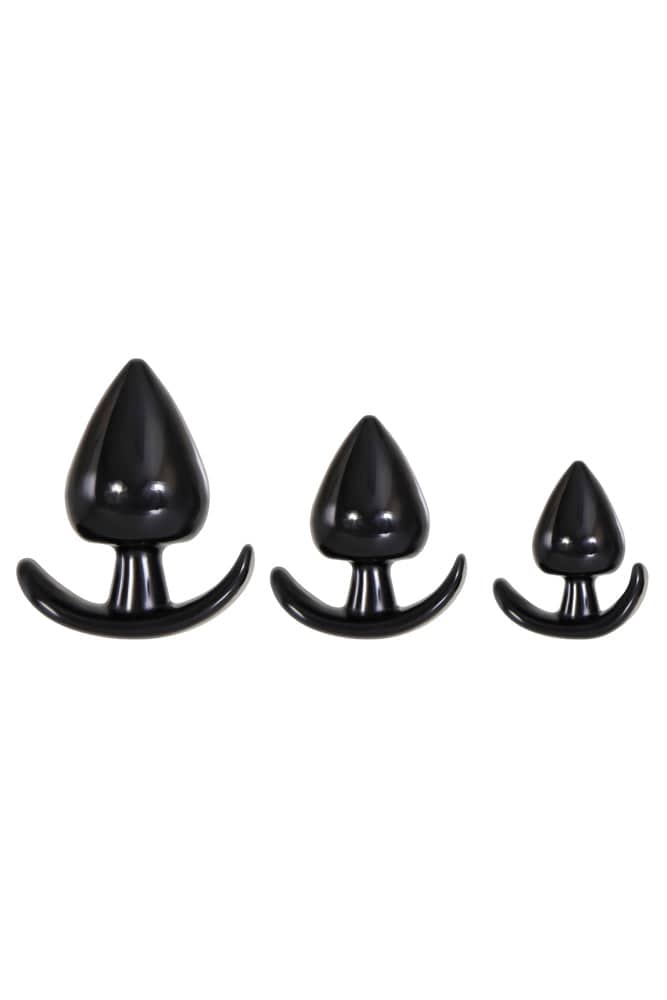 Evolved - Anal Delights Training Plug Kit - Black Sex Toy - Tophatter Daily Deals