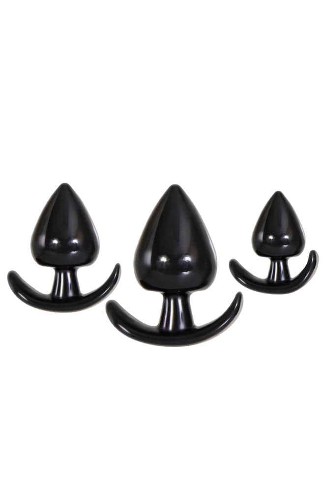 Evolved - Anal Delights Training Plug Kit - Black Sex Toy - Tophatter Daily Deals