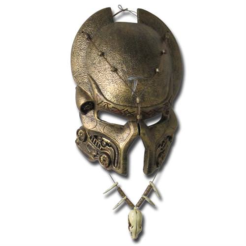 Ancient Predator AVP Mask And Necklace Combo Set - TOPHATTER'S ARMORY DEALS Collectible Weapons - Tophatter Daily Deals