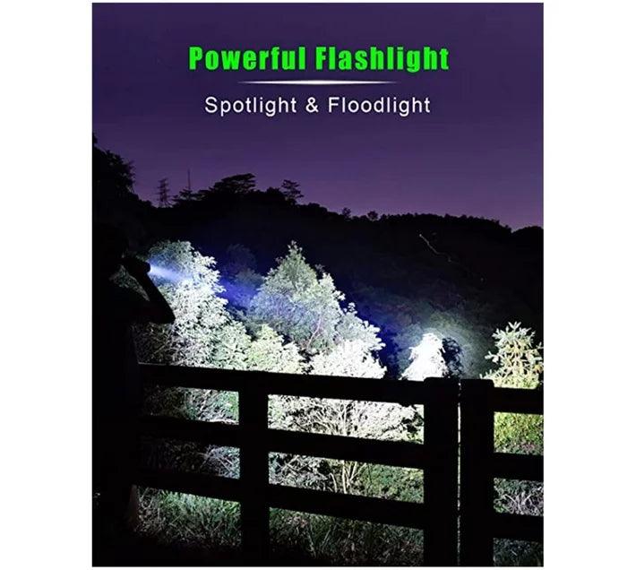 ANDOWL 2x 26650 TORCH, HIGH POWERED - Q-SD011 - Tophatter's Army Deals FLASHLIGHTS - Tophatter Daily Deals