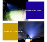 ANDOWL 2x 26650 TORCH, HIGH POWERED - Q-SD011 - Tophatter's Army Deals FLASHLIGHTS - Tophatter Daily Deals