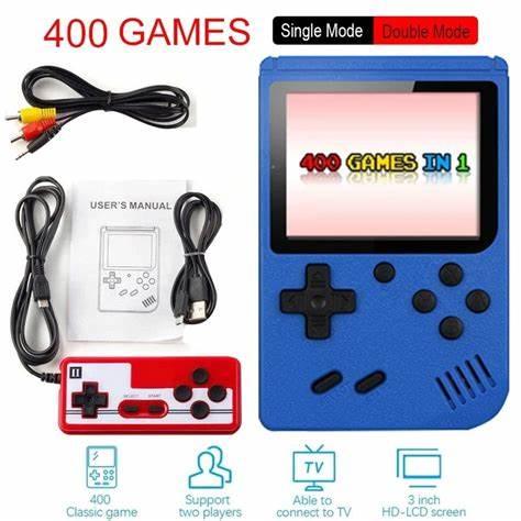 ANDOWL HANDHELD NES 8-BIT CONSOLE, 400-IN-1 - Tophatter's Army Deals GADGETS - Tophatter Daily Deals