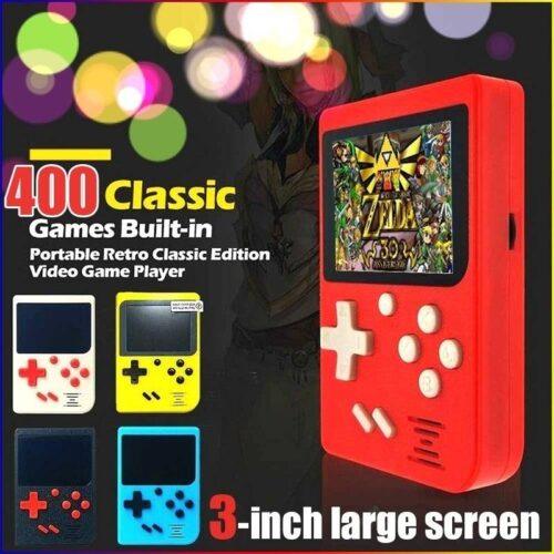 ANDOWL HANDHELD NES 8-BIT CONSOLE, 400-IN-1 - Tophatter's Army Deals GADGETS - Tophatter Daily Deals