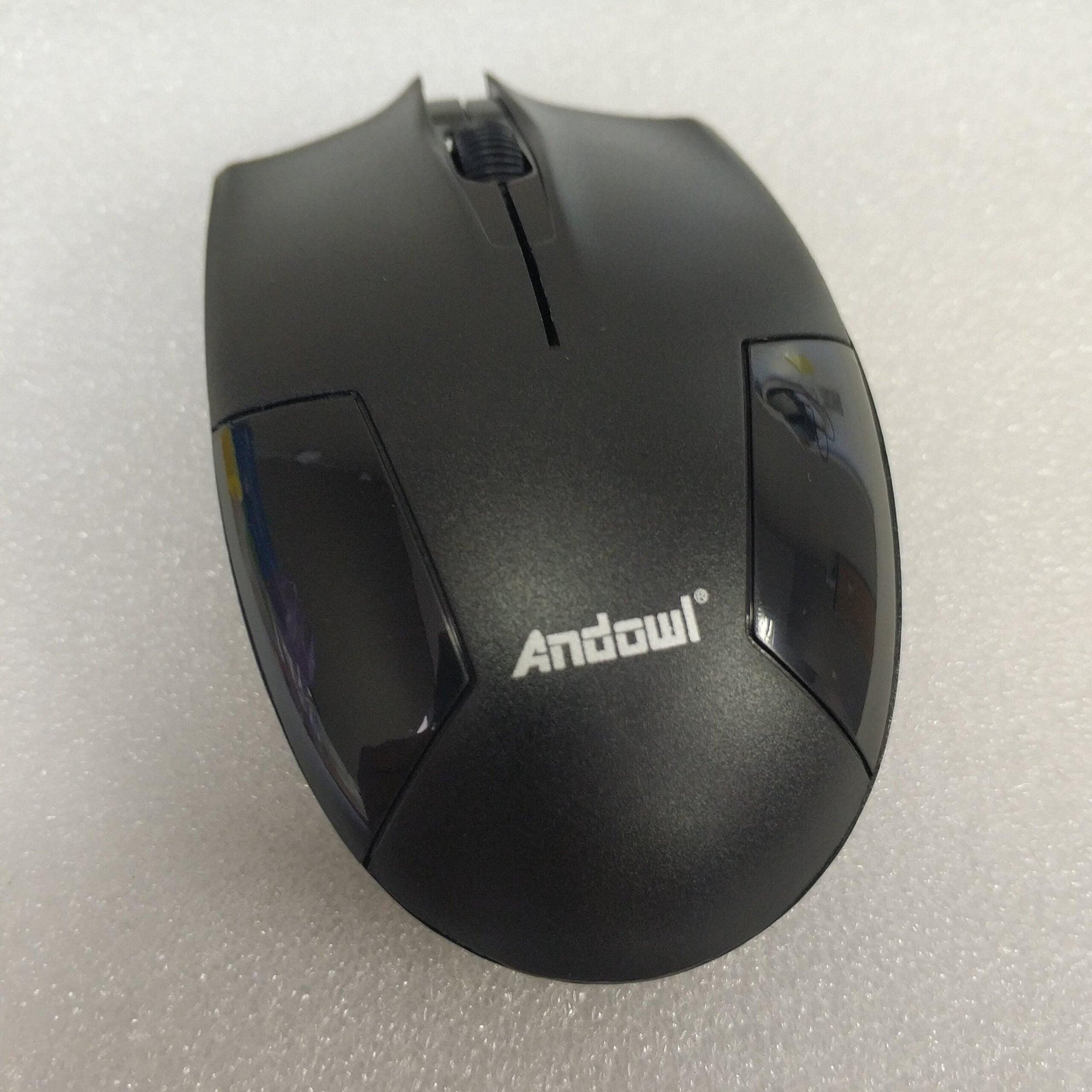 ANDOWL QM76 WIRELESS OPTICAL MOUSE - Tophatter's Army Deals CCTV - Tophatter Daily Deals