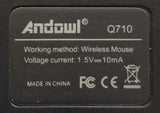 ANDOWL QM76 WIRELESS OPTICAL MOUSE - Tophatter's Army Deals CCTV - Tophatter Daily Deals