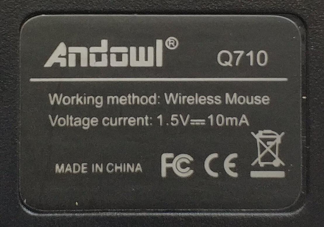 ANDOWL QM76 WIRELESS OPTICAL MOUSE - Tophatter's Army Deals CCTV - Tophatter Daily Deals