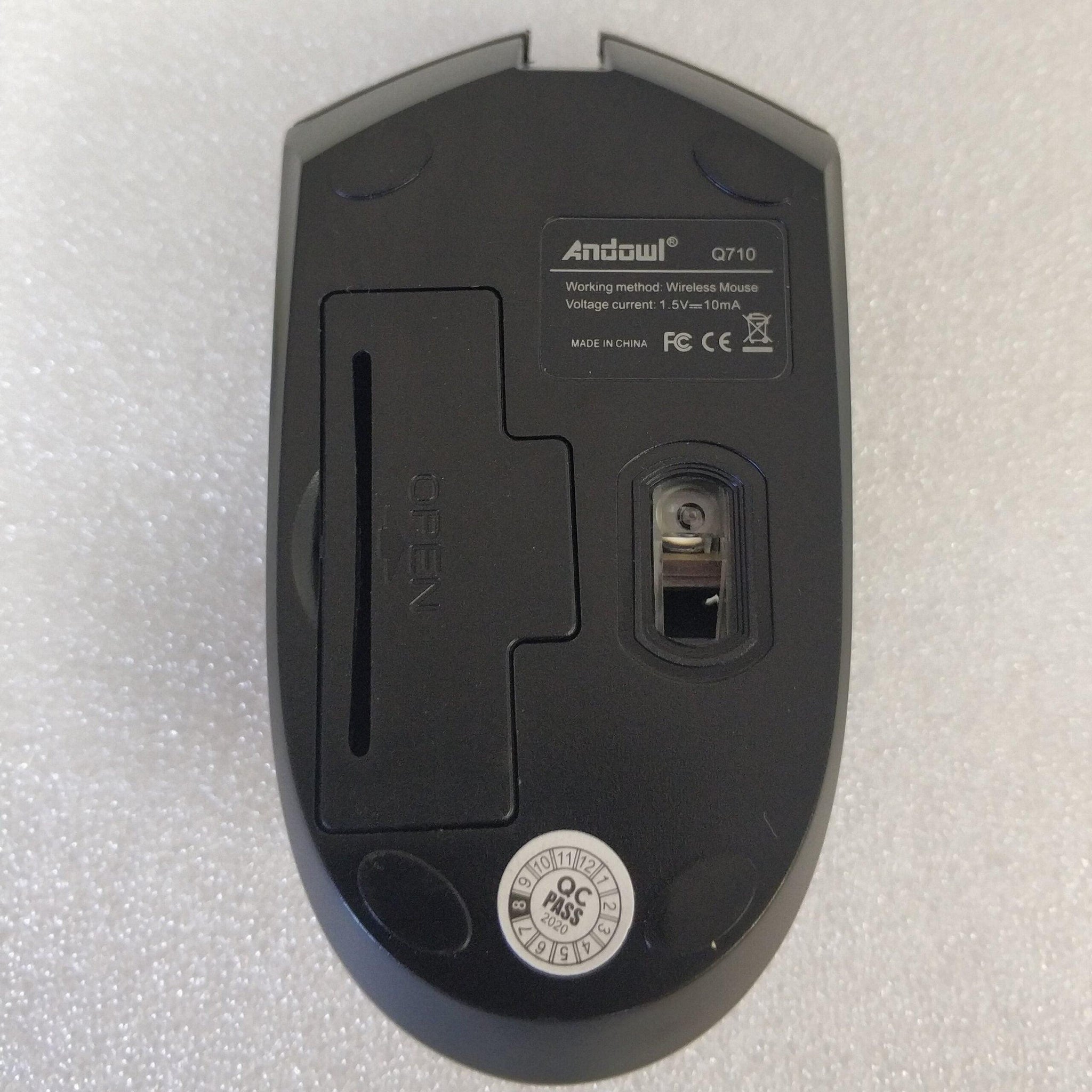 ANDOWL QM76 WIRELESS OPTICAL MOUSE - Tophatter's Army Deals CCTV - Tophatter Daily Deals