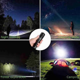 ANDOWL RECHARGEABLE 18650MAH FLASHLIGHT-Q-5109 - Tophatter's Army Deals FLASHLIGHTS - Tophatter Daily Deals