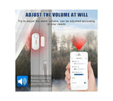 ANDOWL WI-FI DOOR/WINDOW SIREN - Q-MC55 - Tophatter's Army Deals ALARM SYSTEMS - Tophatter Daily Deals