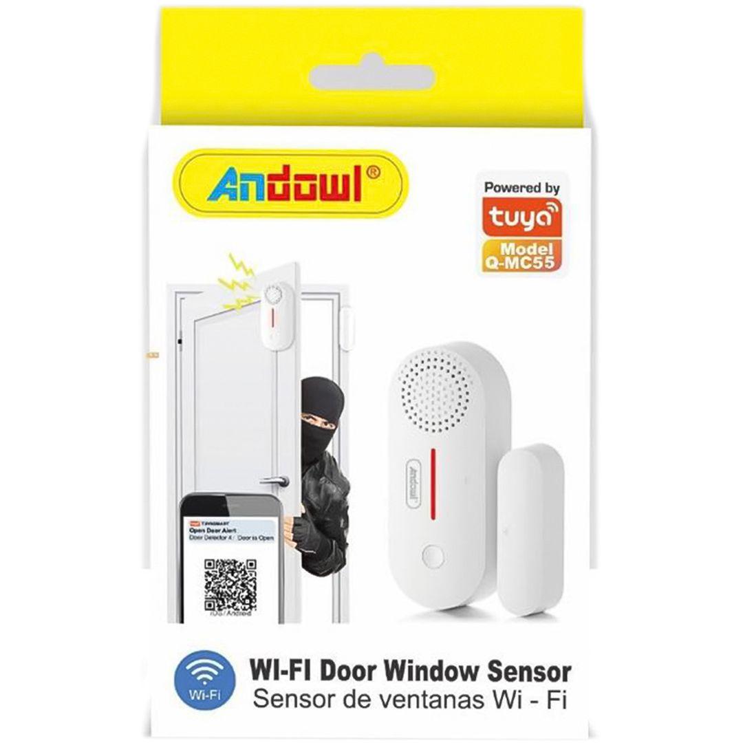 ANDOWL WI-FI DOOR/WINDOW SIREN - Q-MC55 - Tophatter's Army Deals ALARM SYSTEMS - Tophatter Daily Deals