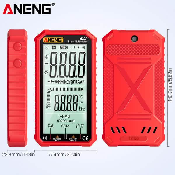 ANENG 4.7-Inch LCD Display 6000 Count AC/DC Digital Multimeter Home Improvement - Tophatter Daily Deals