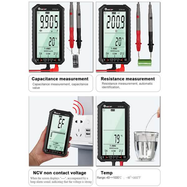 ANENG 4.7-Inch LCD Display 6000 Count AC/DC Digital Multimeter Home Improvement - Tophatter Daily Deals