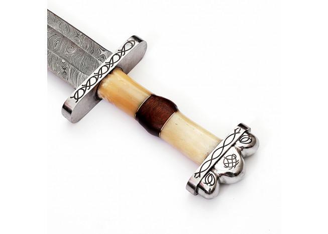 Anglo Saxon No Mans Land Damascus Battle Sword historical period - Tophatter Daily Deals