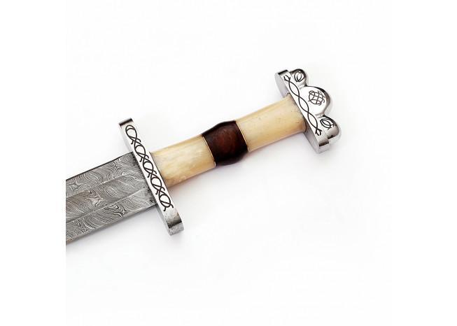 Anglo Saxon No Mans Land Damascus Battle Sword historical period - Tophatter Daily Deals