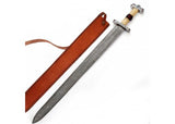 Anglo Saxon No Mans Land Damascus Battle Sword historical period - Tophatter Daily Deals